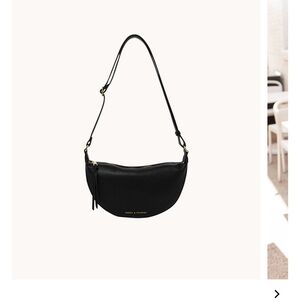 Poppy & Peonies Black Eclipse Crossbody Bag